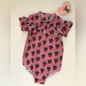 NWT Hugo Loves Tiki One piece Ruffle Swimsuit